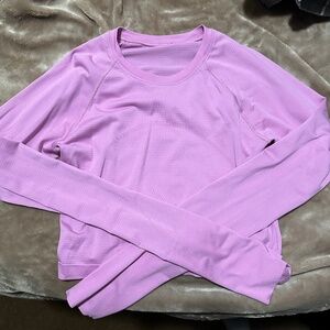 Swiftly Tech Cropped Long- Sleeve Shirt 2.0